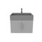 Castello Usa Amazon 24-inch Gray Vanity Set with Gray Top and Chrome Handles CB-MC-24G-CHR-2056-GR - alternate 1